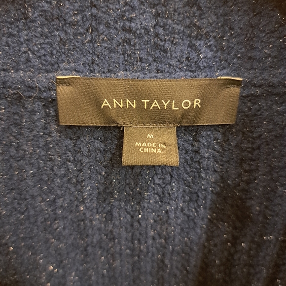 Ann Taylor Cowl Neck Sweater Navy - Picture 3 of 7